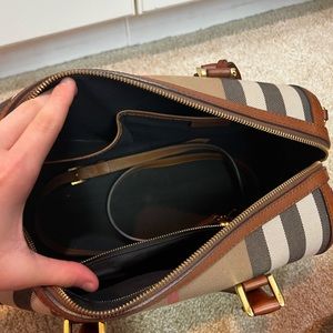 Burbbery house check briddle bag